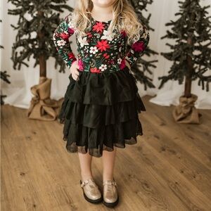 Little Sleepies Tiered Tutu dress